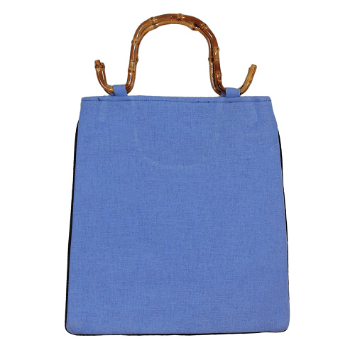Tasche Leinen, Bambushenkel, Handtaschen, Asiatisch, 6598